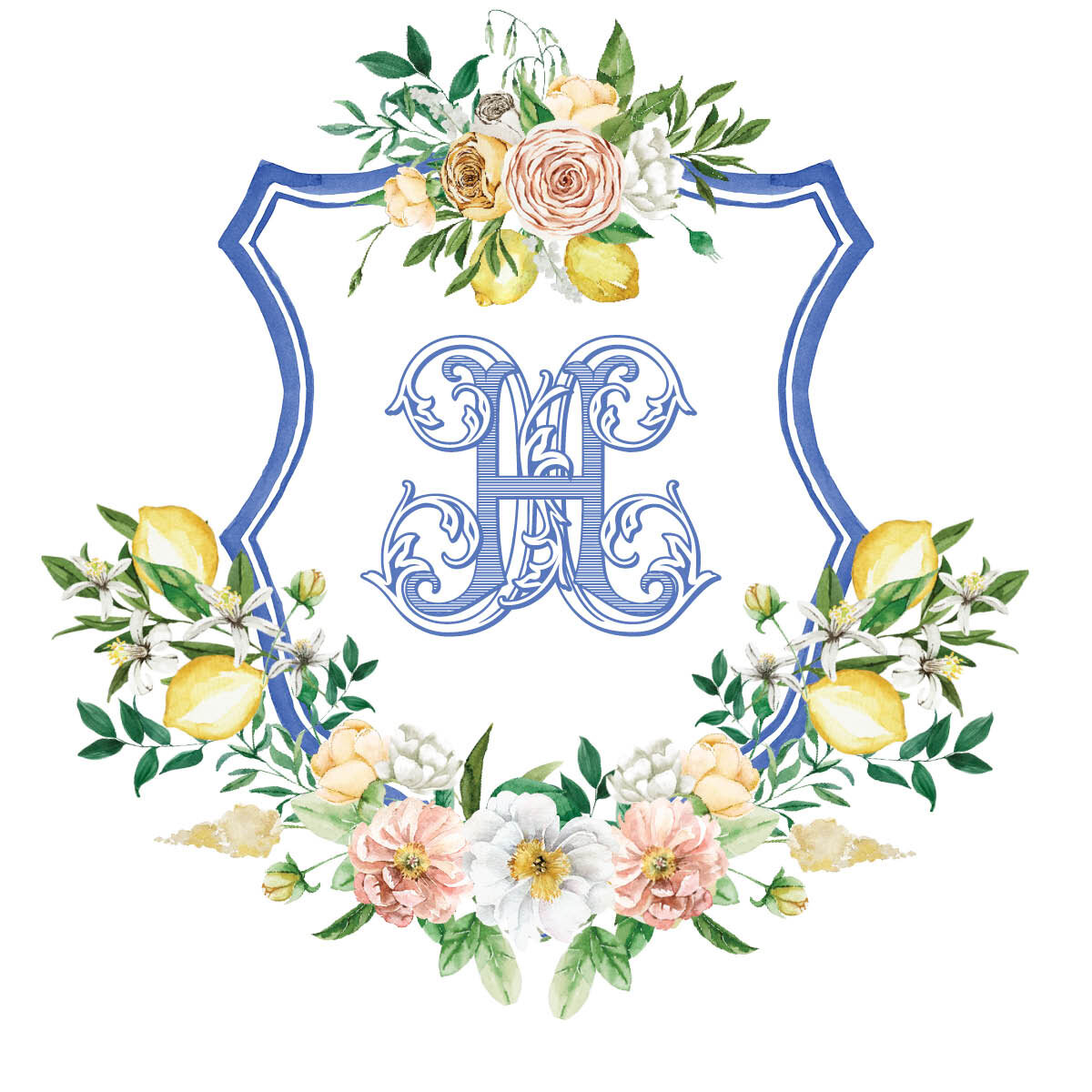 The Mediterranean Wedding Crest