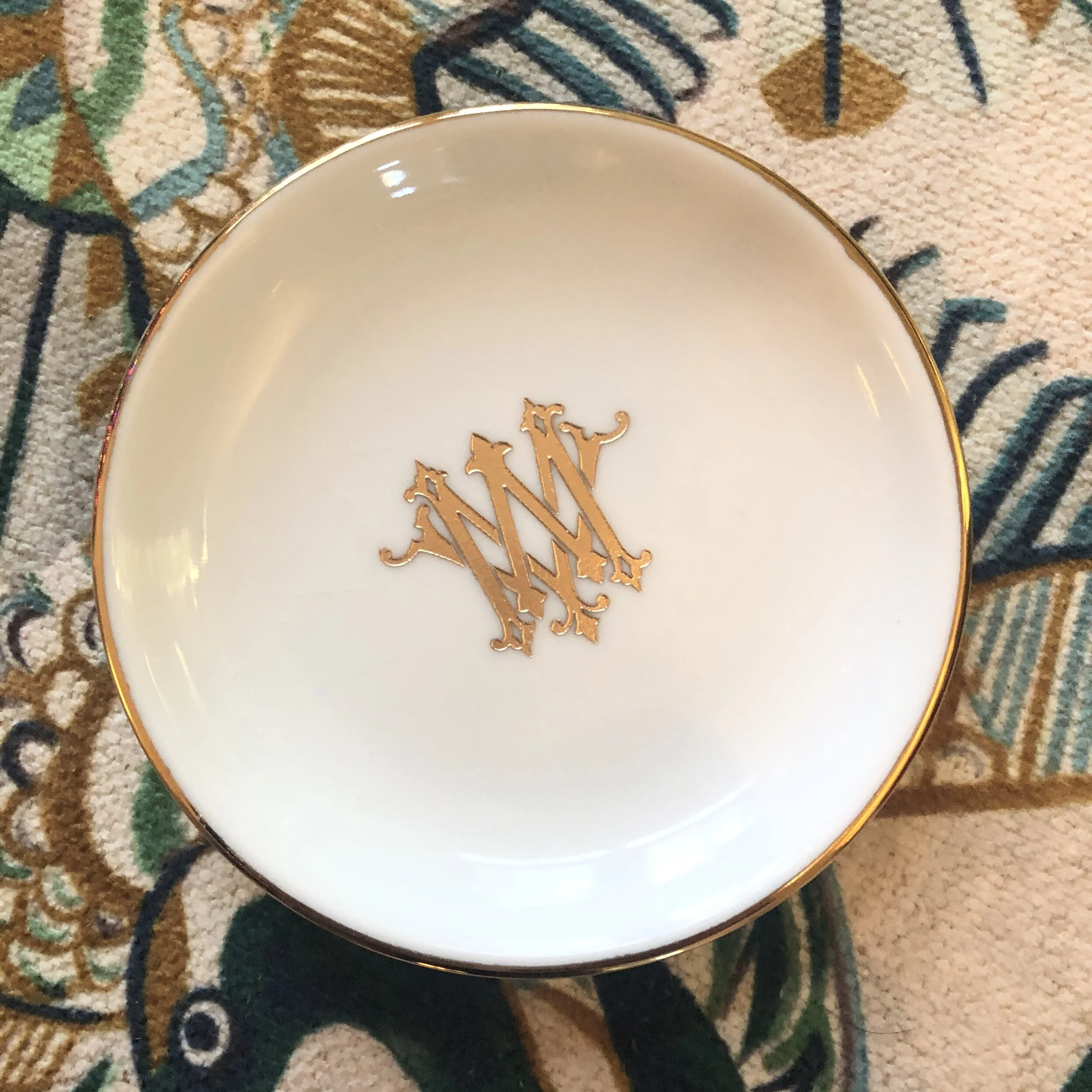 Hive Porcelain Gilded Coupe Style Coaster
