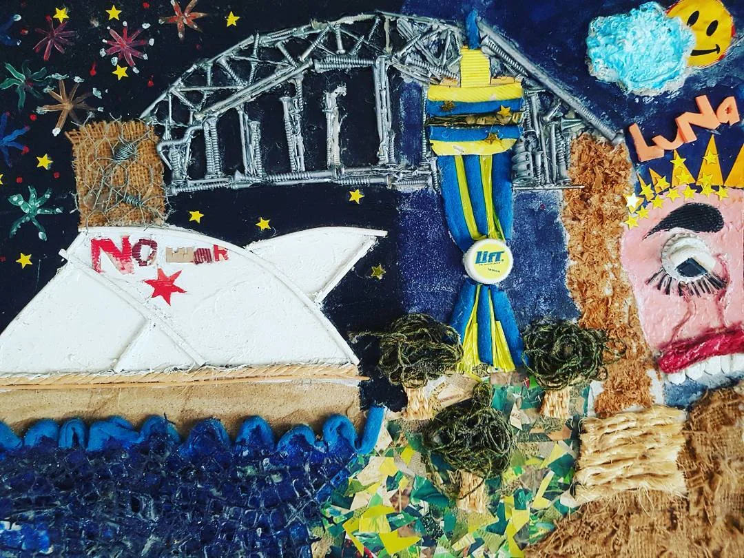 13 Year Old Me depictation of Sydney Harbour in 2003