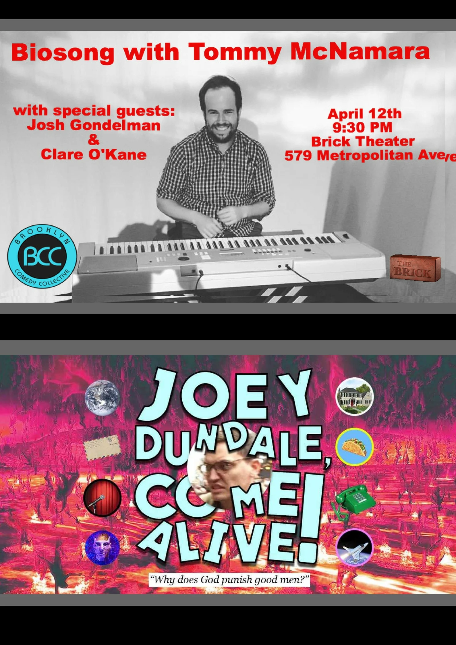 Biosong with Tommy McNamara/Joey Dundale, Come Alive! 