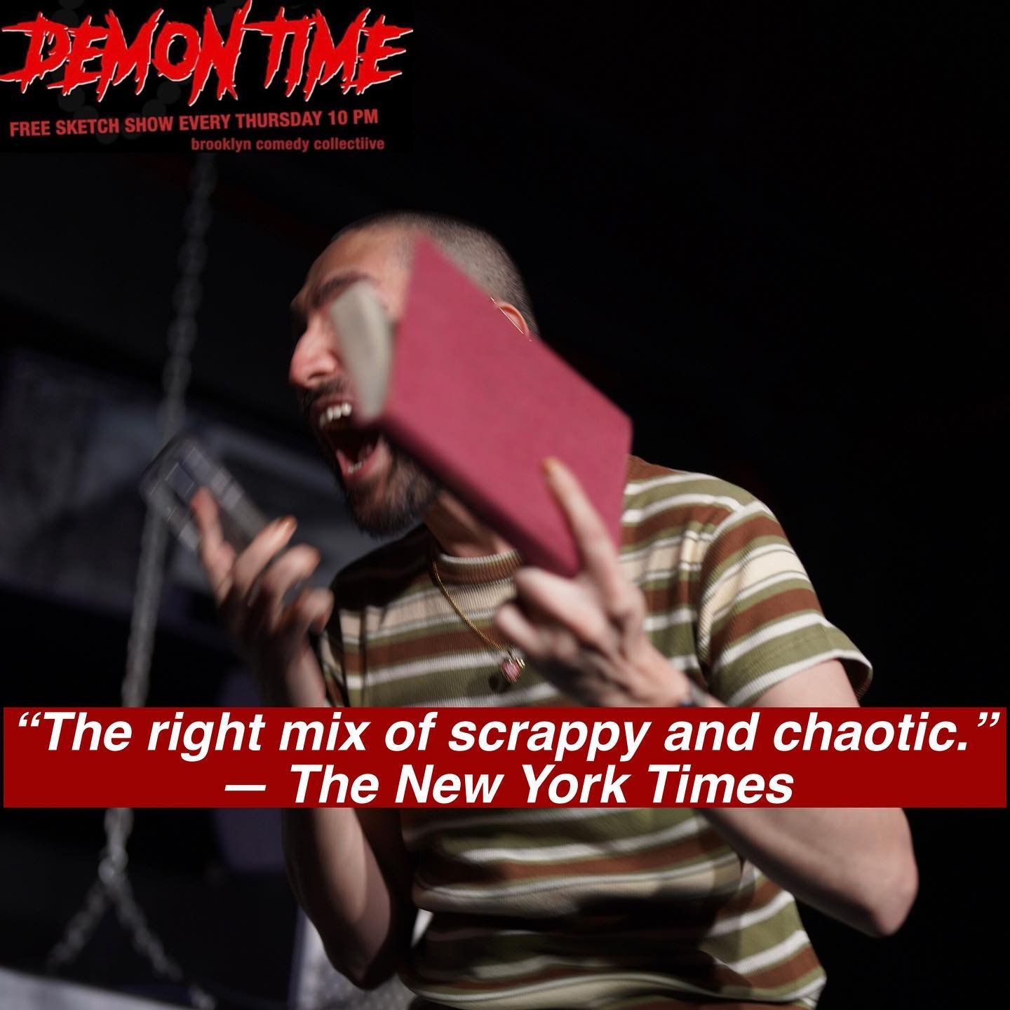 The New York Times gave BCCs Demon time a little visit the other week. Come and check out this leading house of improvisation Tuesday-Sunday and demon time every Thursday at 10pm 😈 for FREE ❤️&zwj;🔥

Love all our most scrappy and chaotic players 🔥