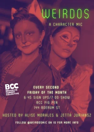 Weirdos: A Character Mic at T he BCC Pig Pen