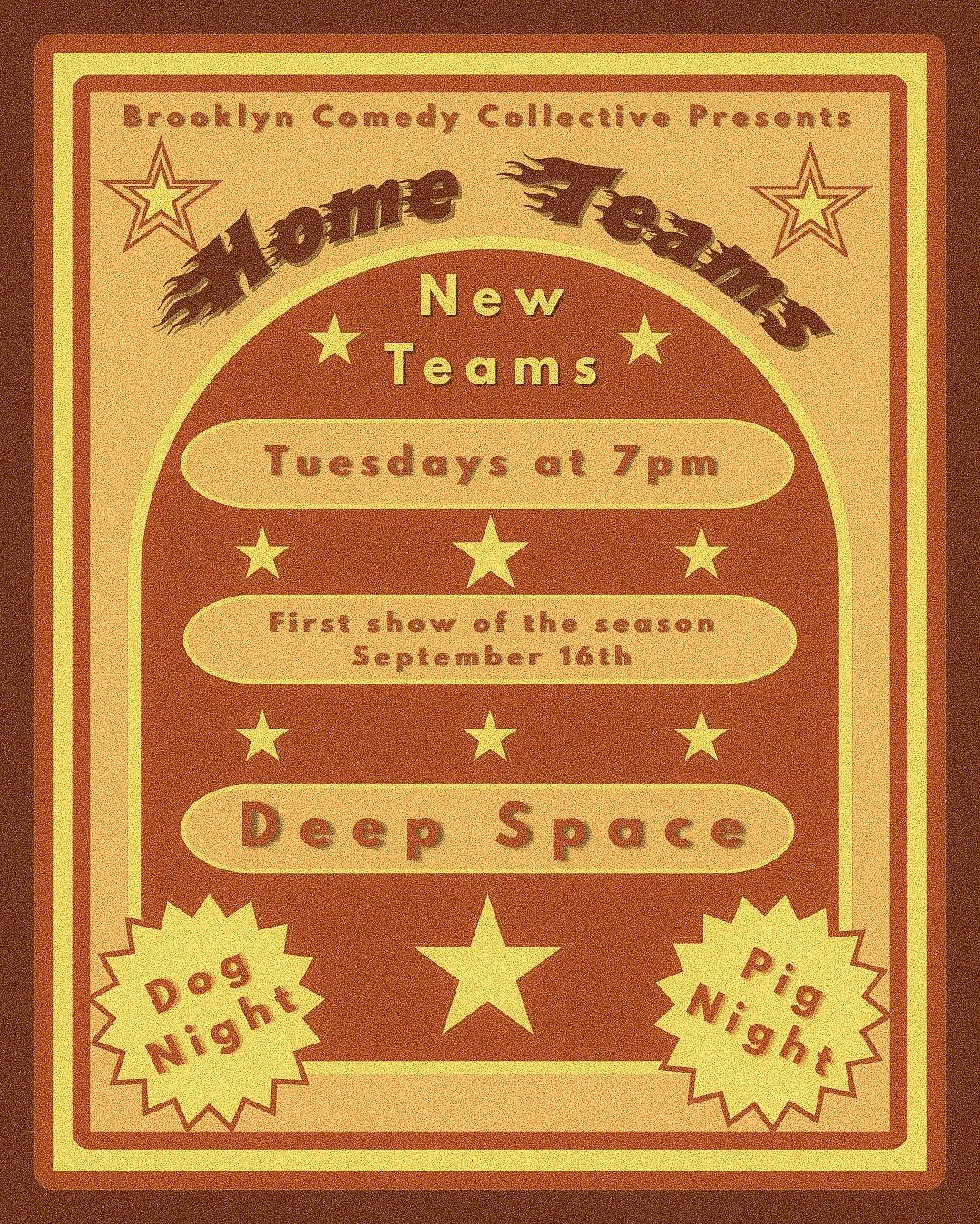 We&rsquo;re BACK with all new home teams 😍 are you a dog night kinda girl 🐶 ? or a pig night baby 🐷 ? Comment below &amp; come cheer on your favorite teams starting September 16th⭐️
