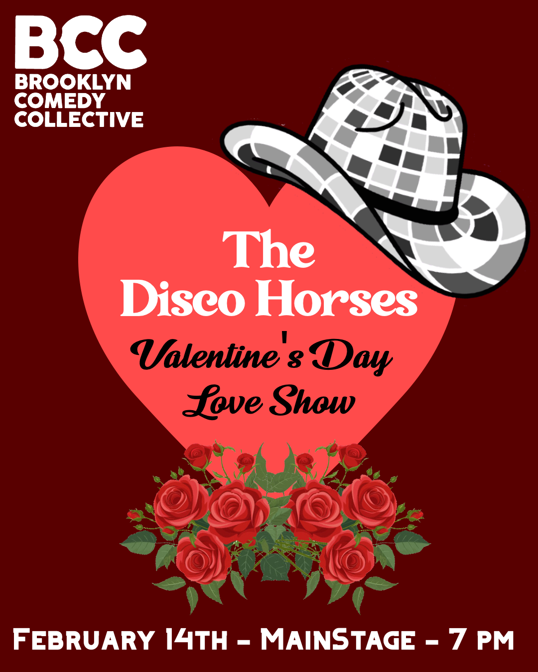 Disco Horses Valentine's Day Love Show