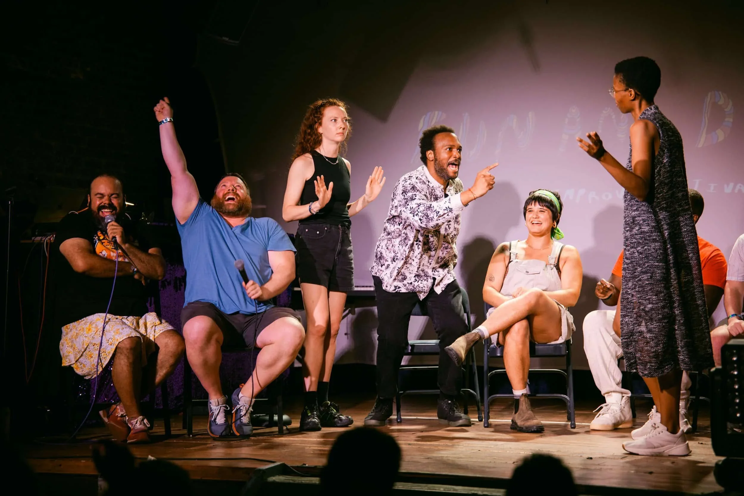 A group of Performers on Stage 5 For FAD 2024.webp