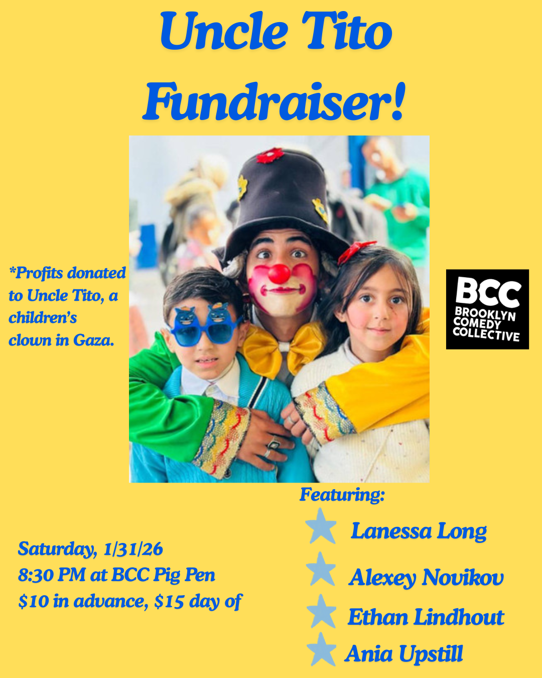 Uncle Tito Fundraiser Clown Show!