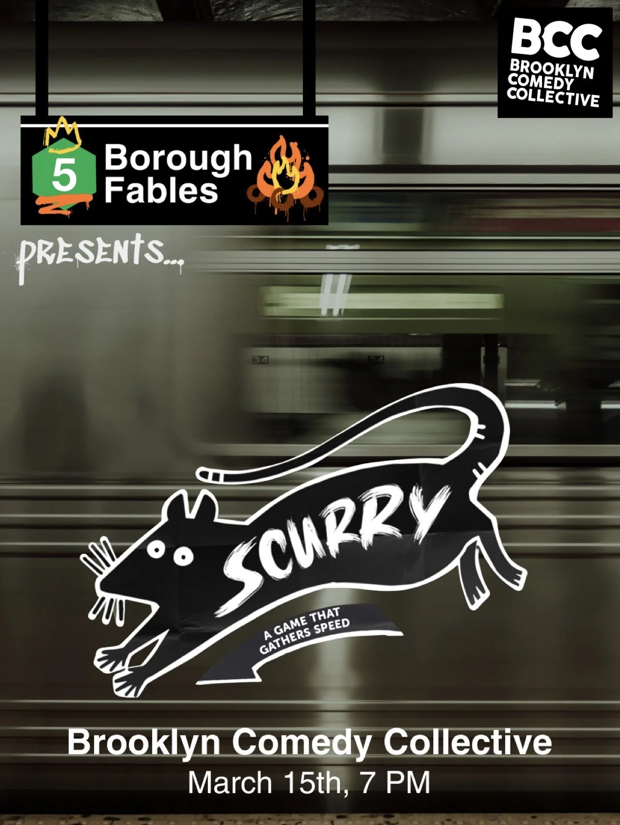 Five Borough Fables presents: Scurry!