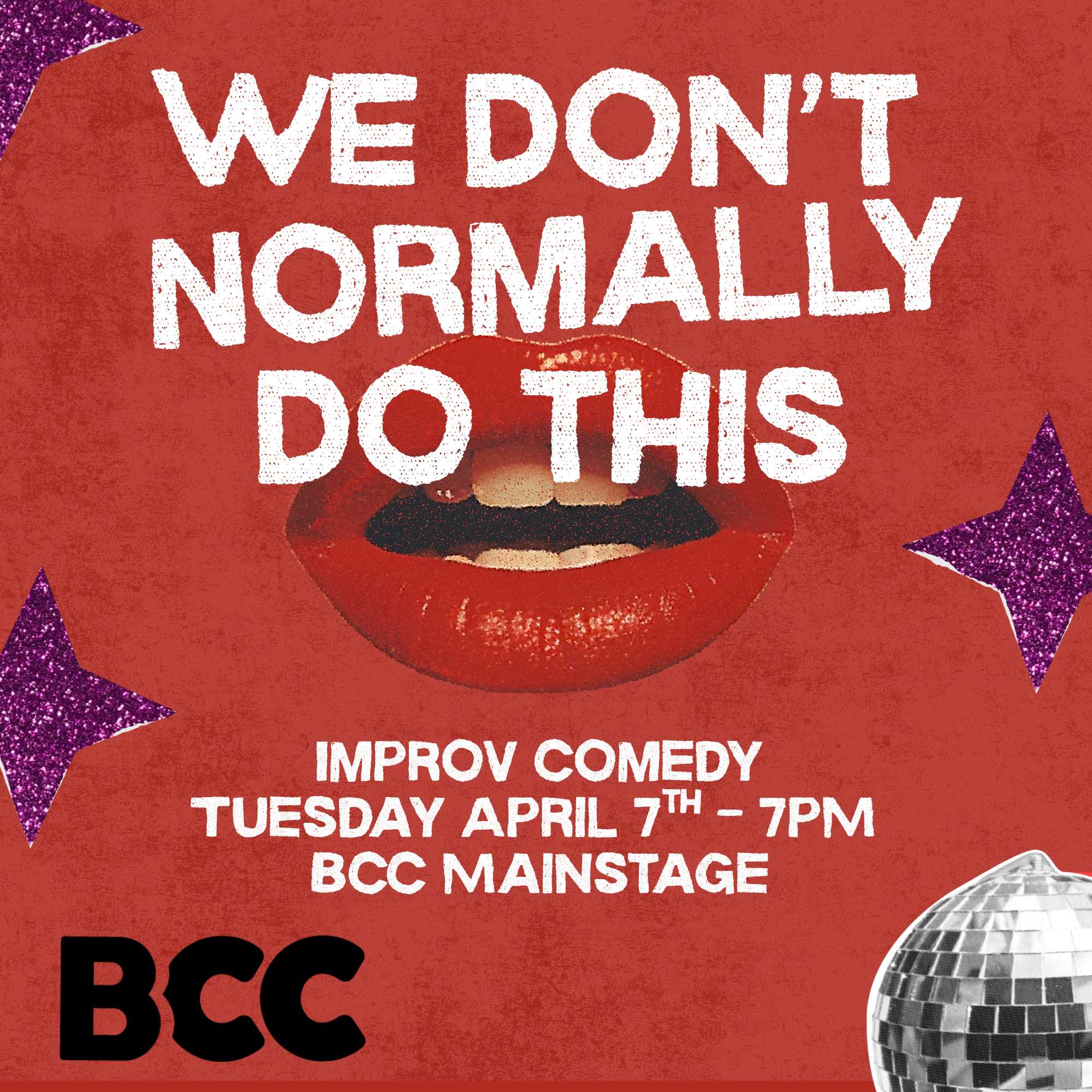 We Don't Normally Do This