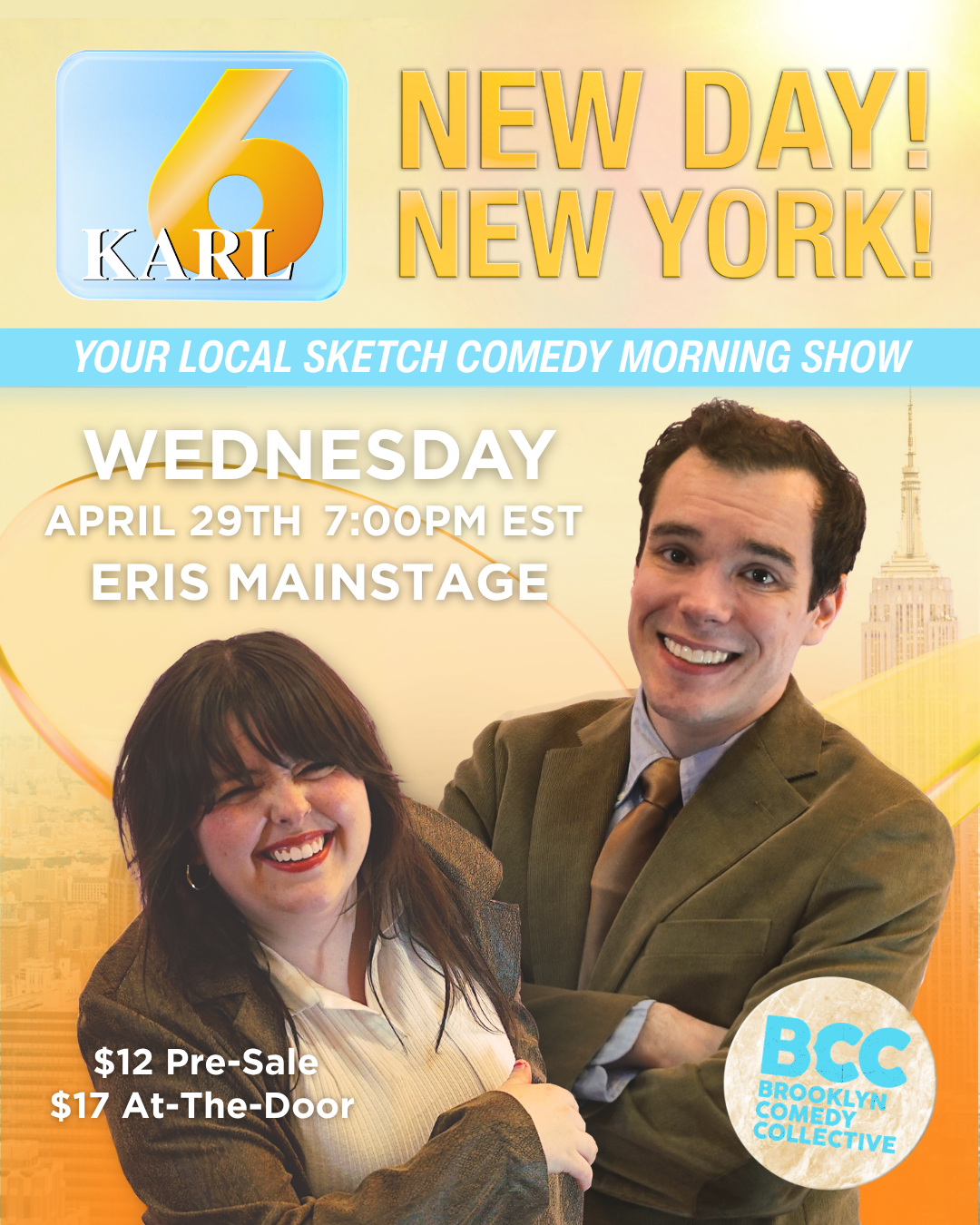 New Day New York! A Local Sketch Comedy Morning Show