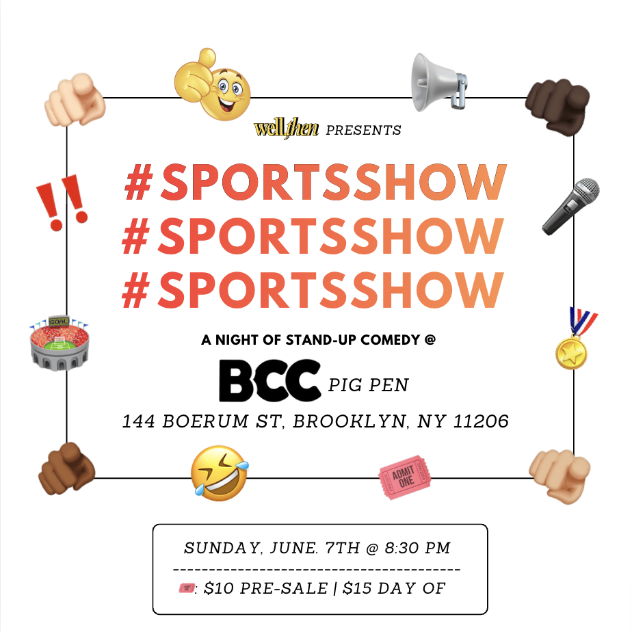 well, then presents #SPORTSSHOW