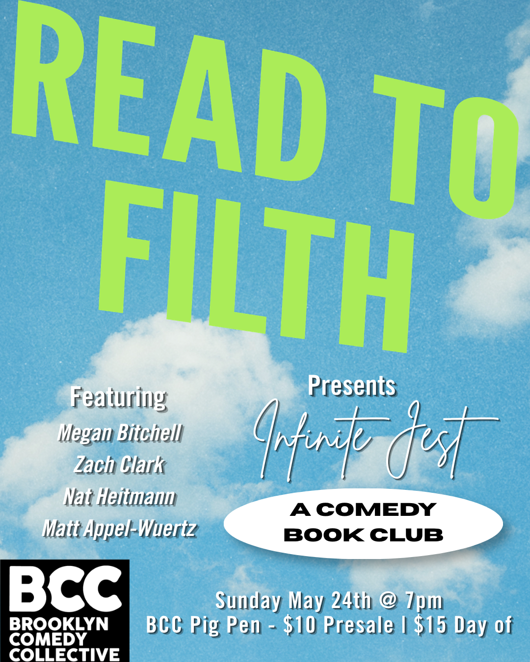 Read to Filth presents: Infinite Jest