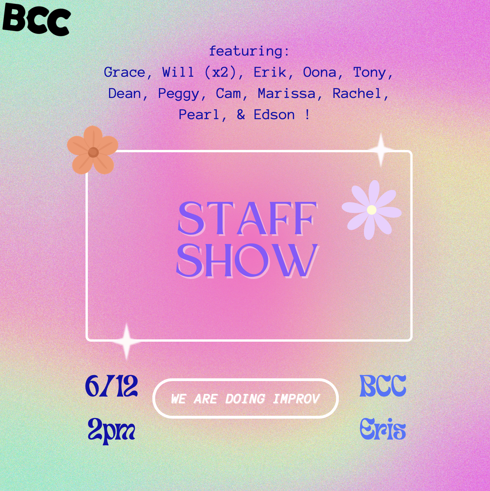 BCC Staff Show