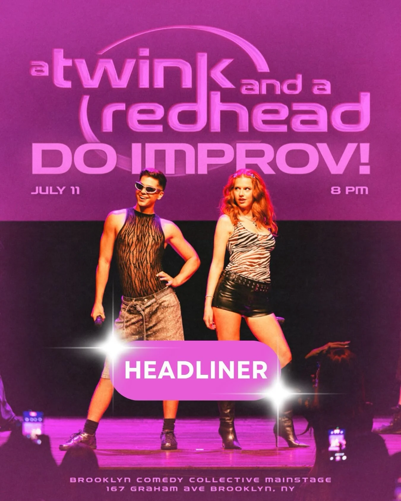 NEW FAD HEADLINER!!! The iconic @a_twink_and_a_redhead are now headlining on Sat at 8PM...grab your day or festival pass at brooklyncc.com/fad See ya there!!💕