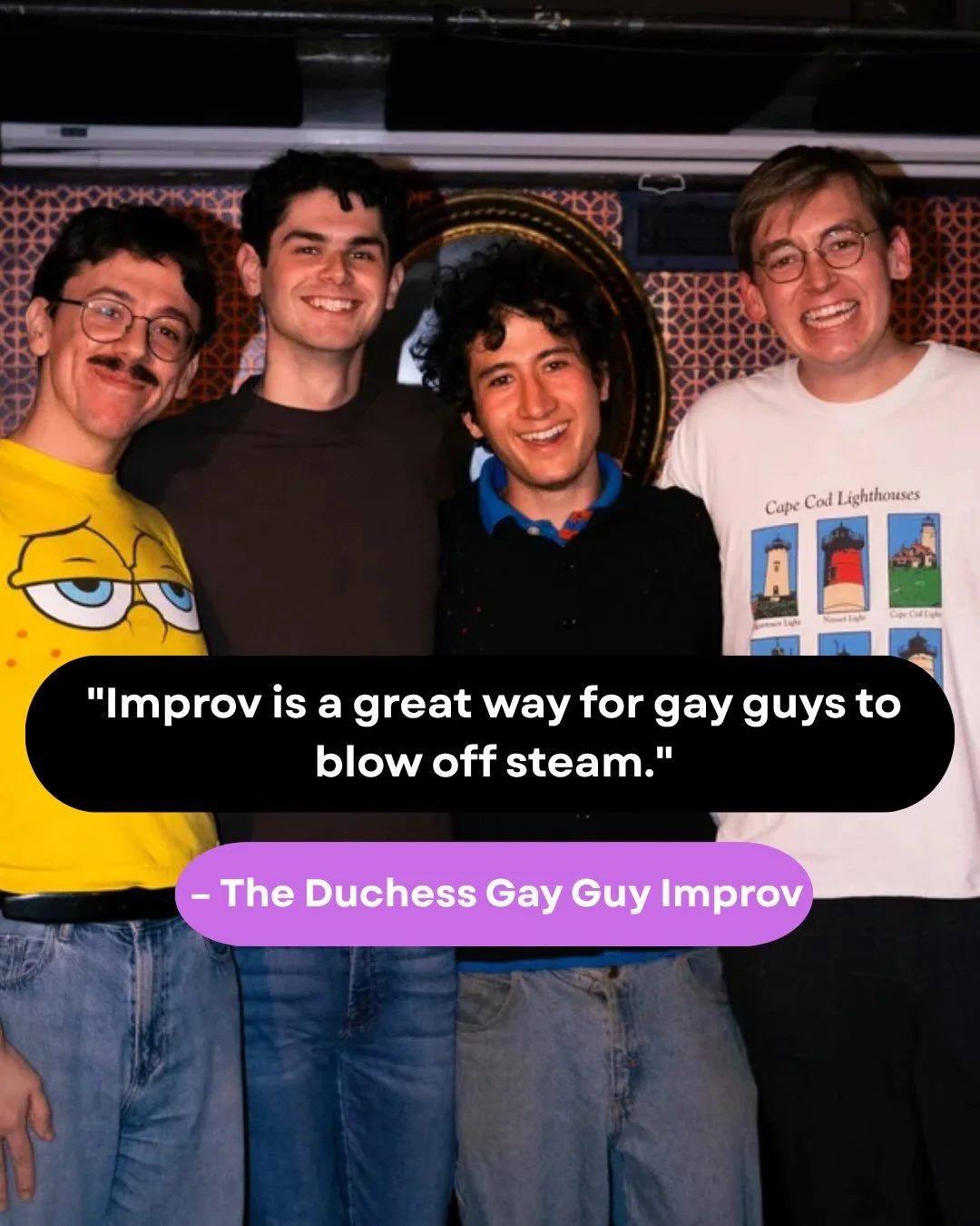 wise words on what improv means from some of our headliners :)