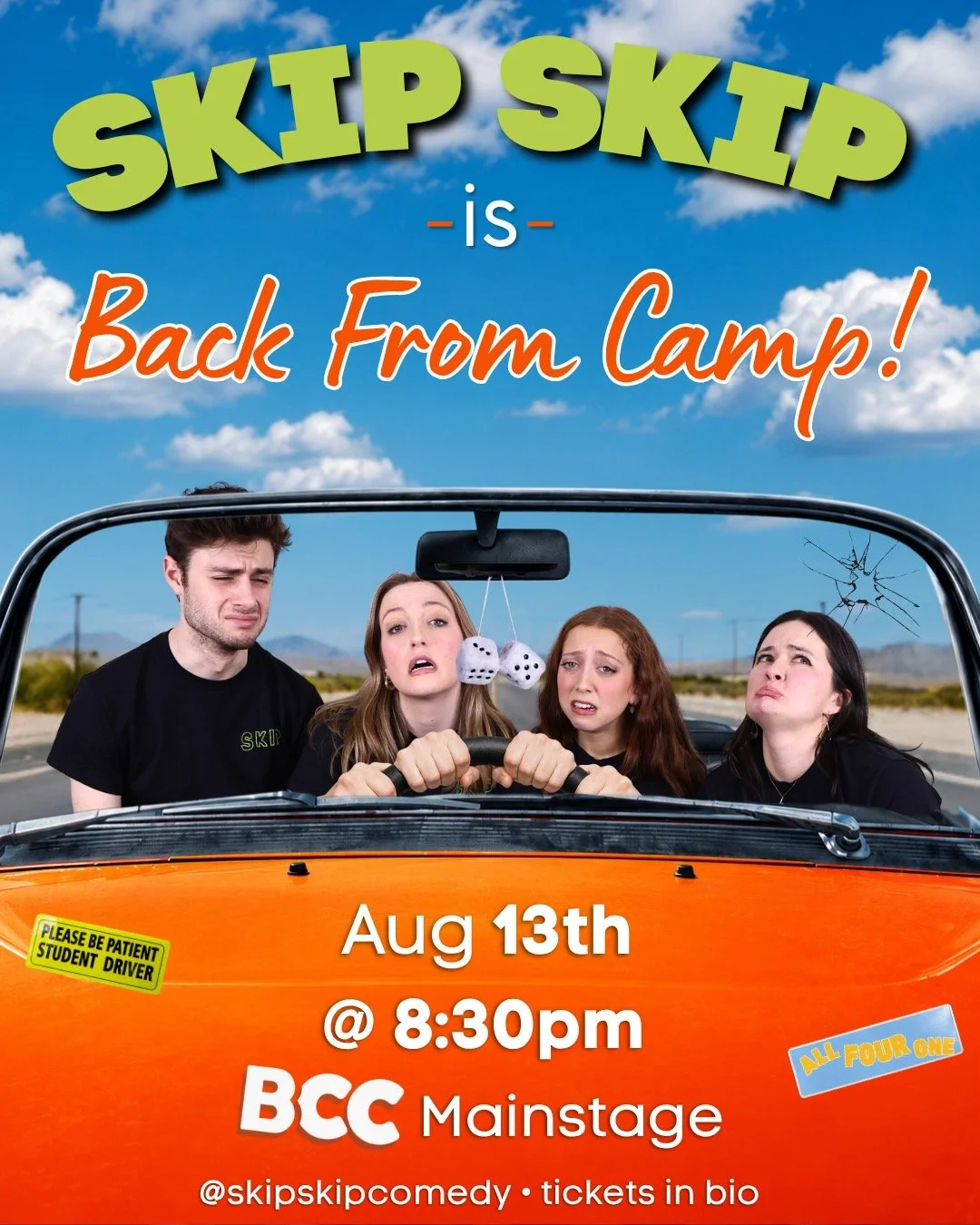 Skip Skip is Back From Camp!