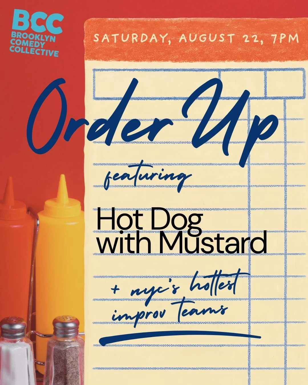 Hot Dog with Mustard presents ORDER UP