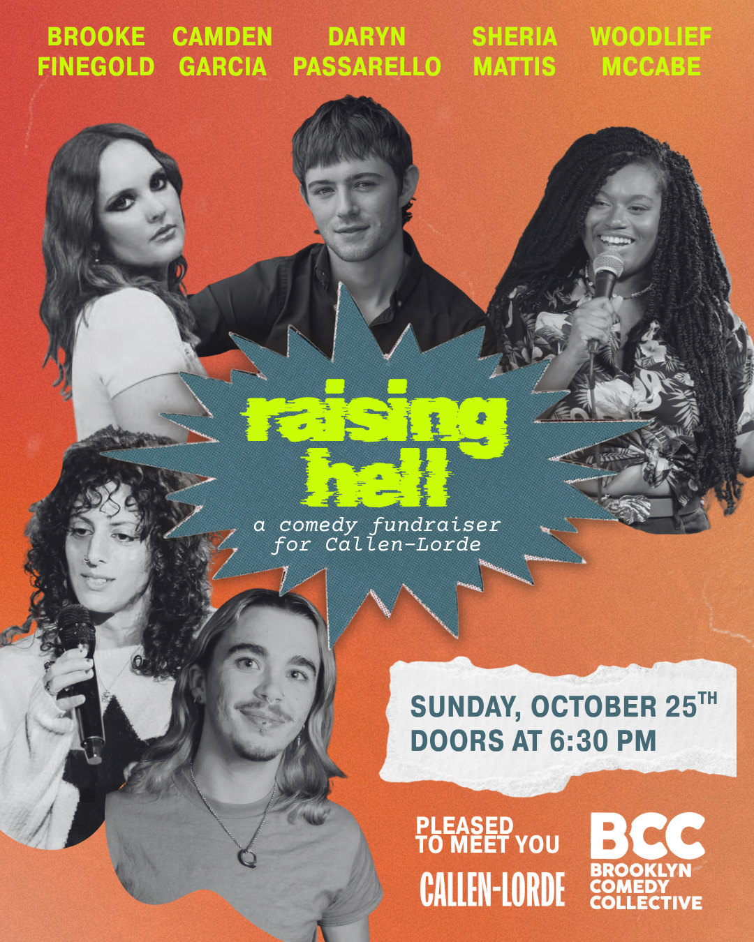 Raising Hell: A Halloween Comedy Fundraiser