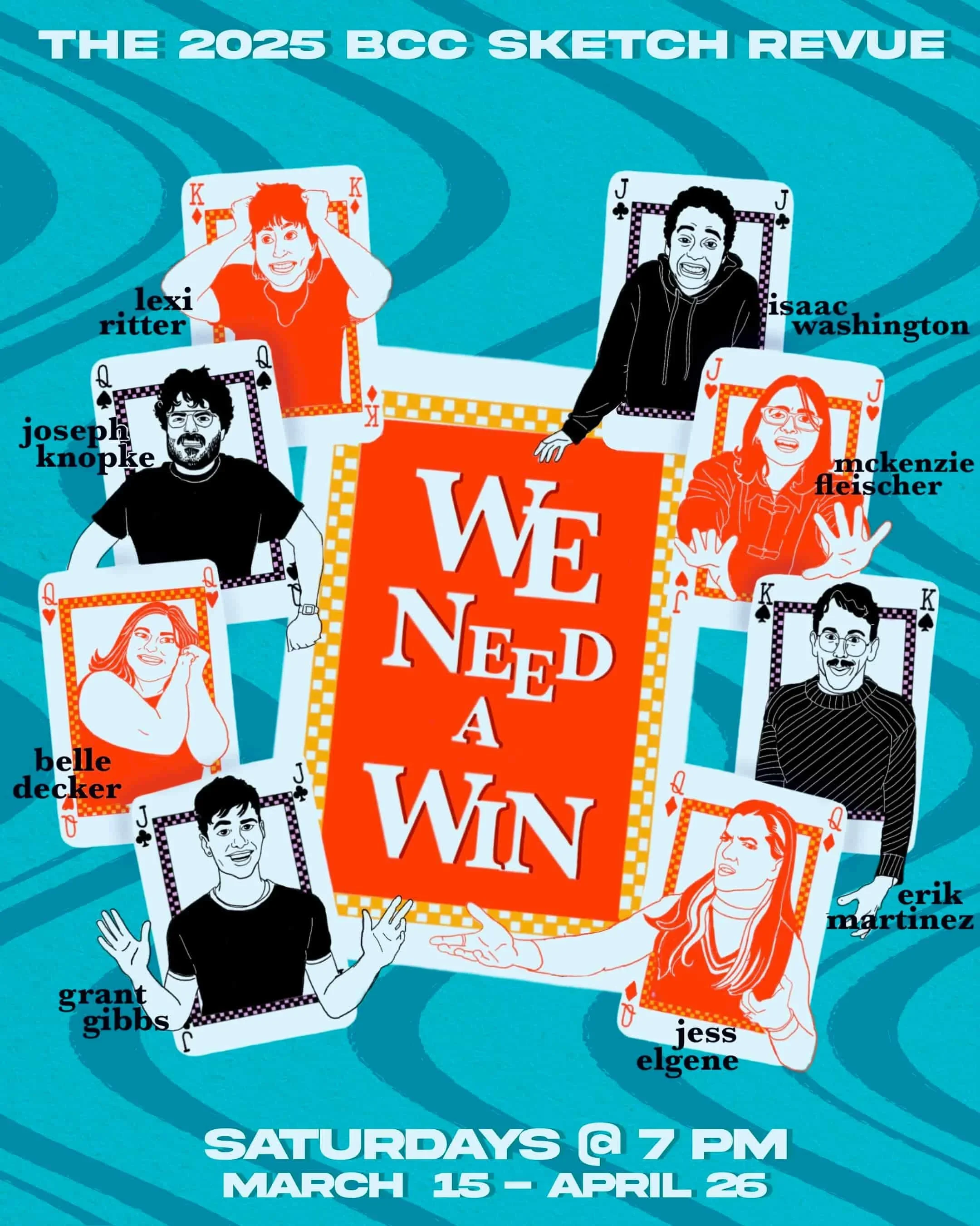 Poster for "We Need A Win" at The BCC