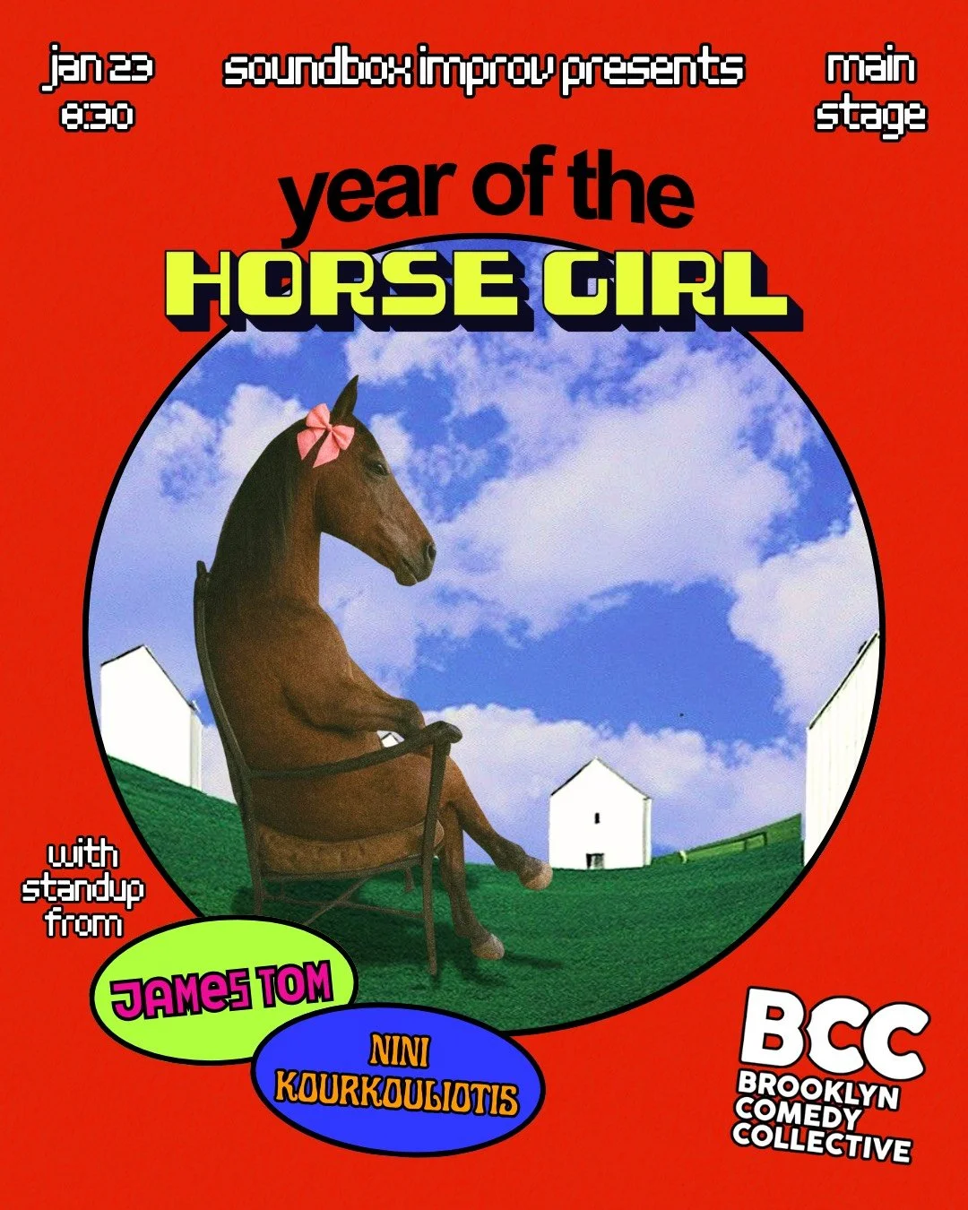 Poster for Year of the Horse Girl Show Poster