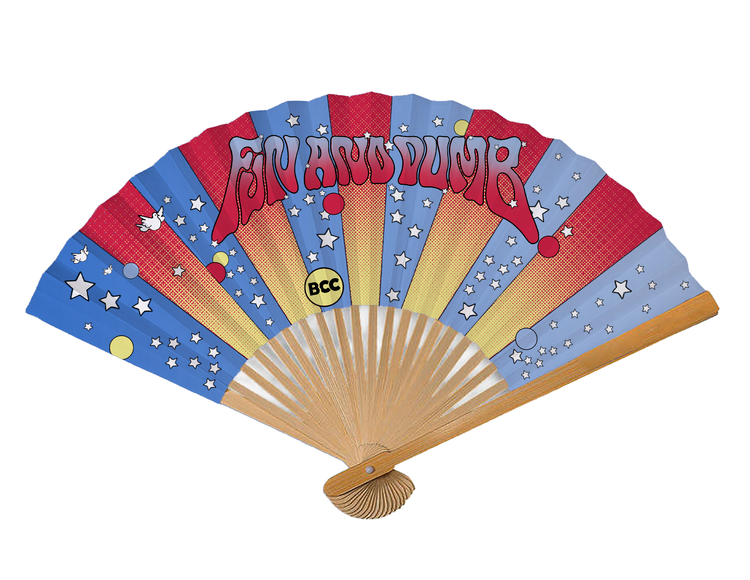 *LIMITED EDITION* Fun & Dumb '26 Wooden Fan