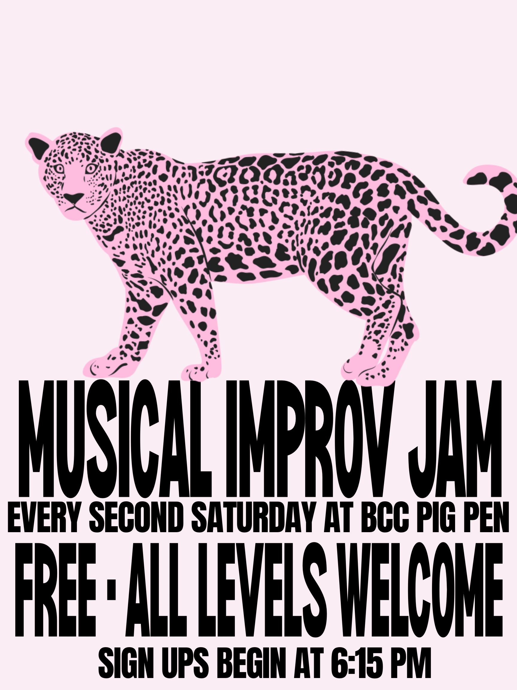 Musical Improv Jam Generic Poster