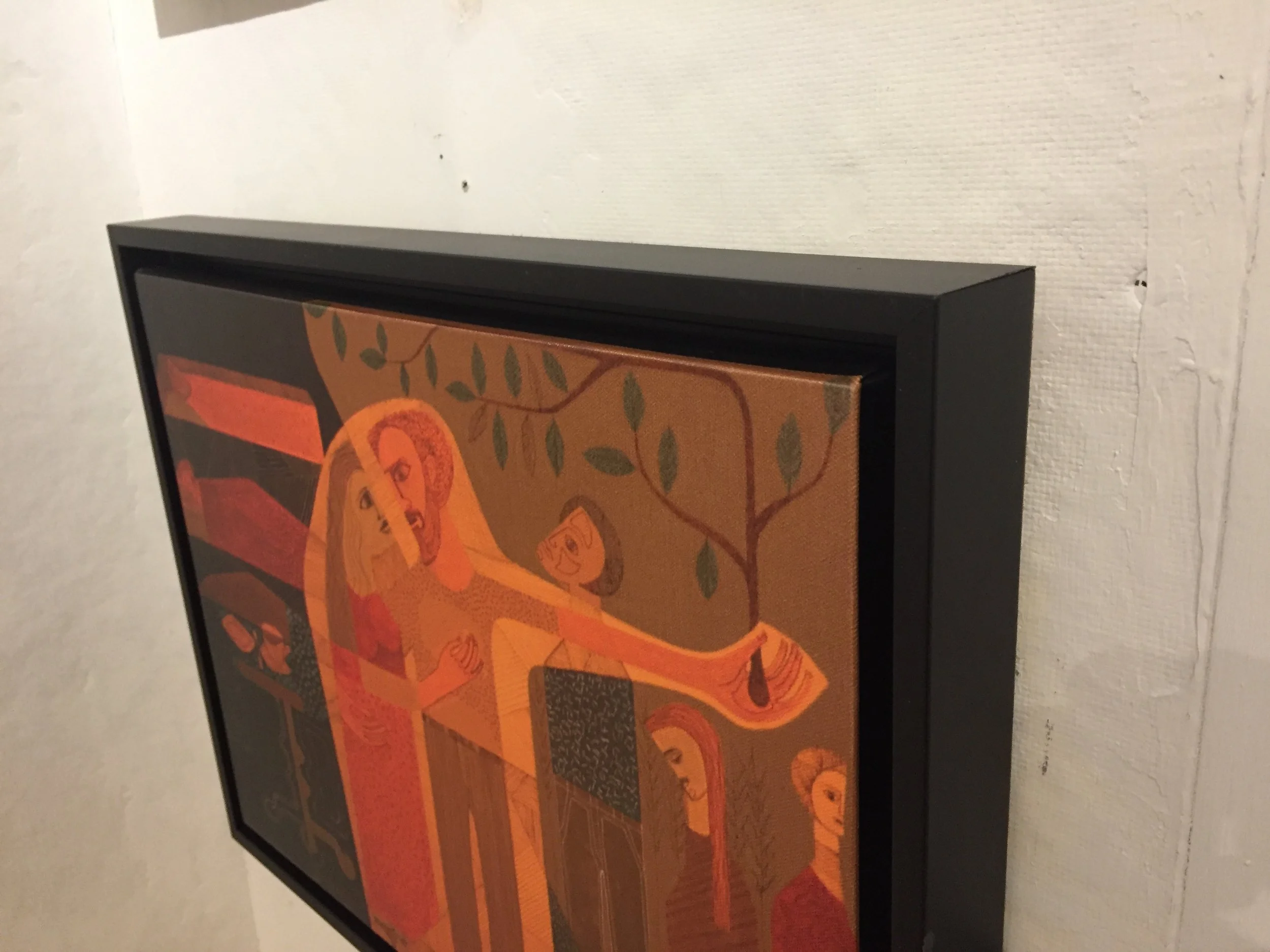 Family, William Schickel, 13.5" x 17.5"