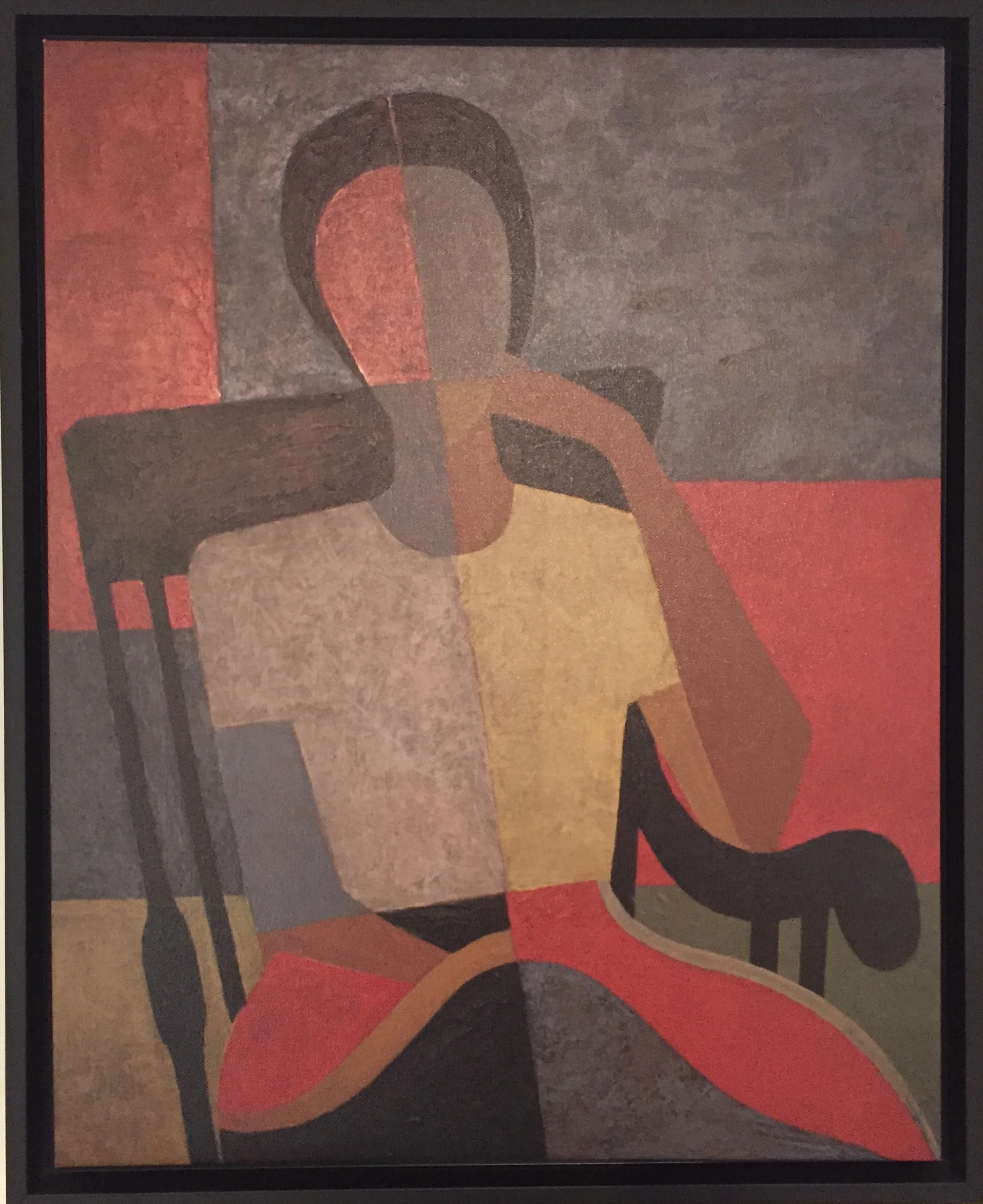 Mary in Rocker, William Schickel, 21.5" x 17.5"