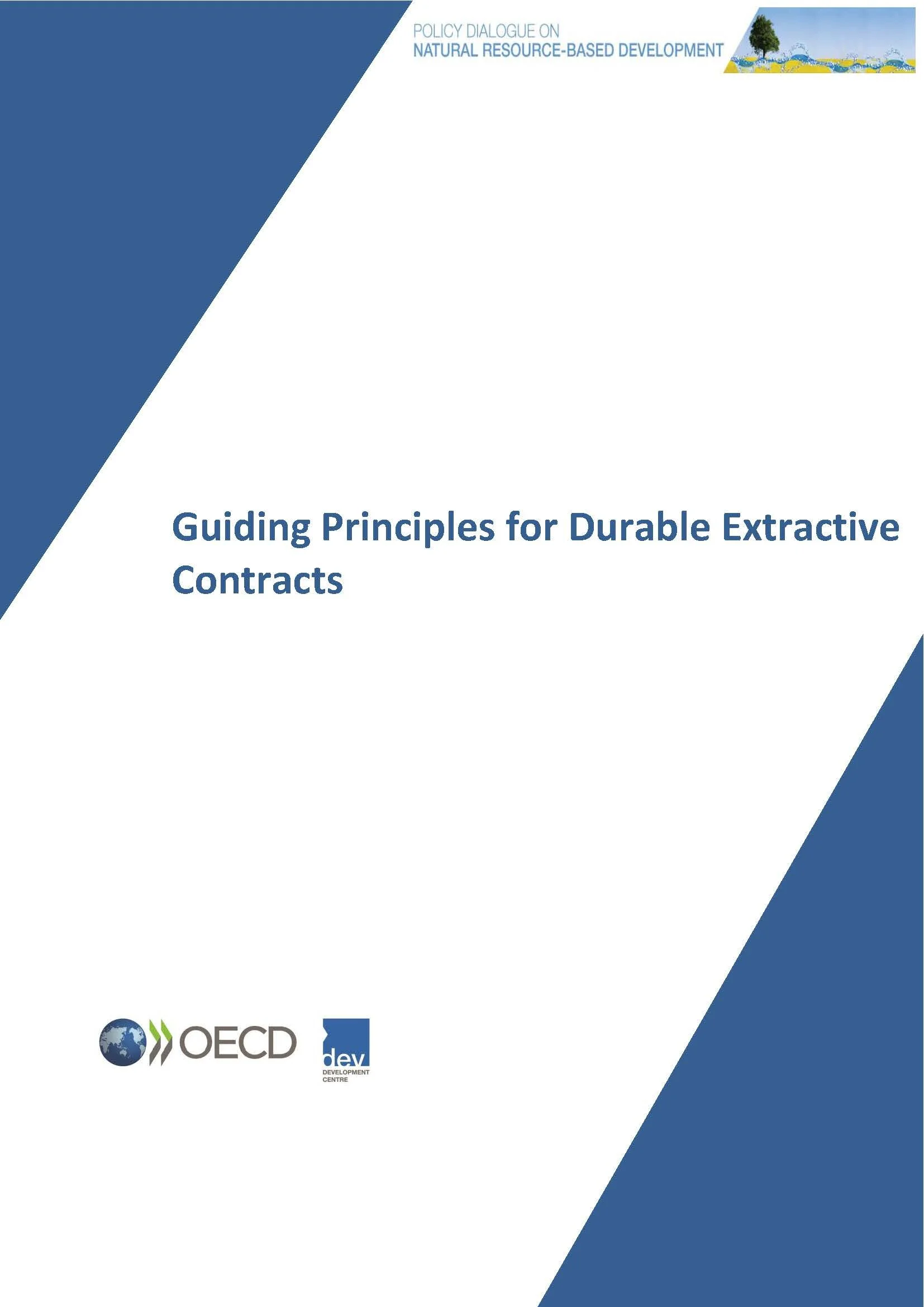 OECD Guiding Principles for Durable Extractive Contracts