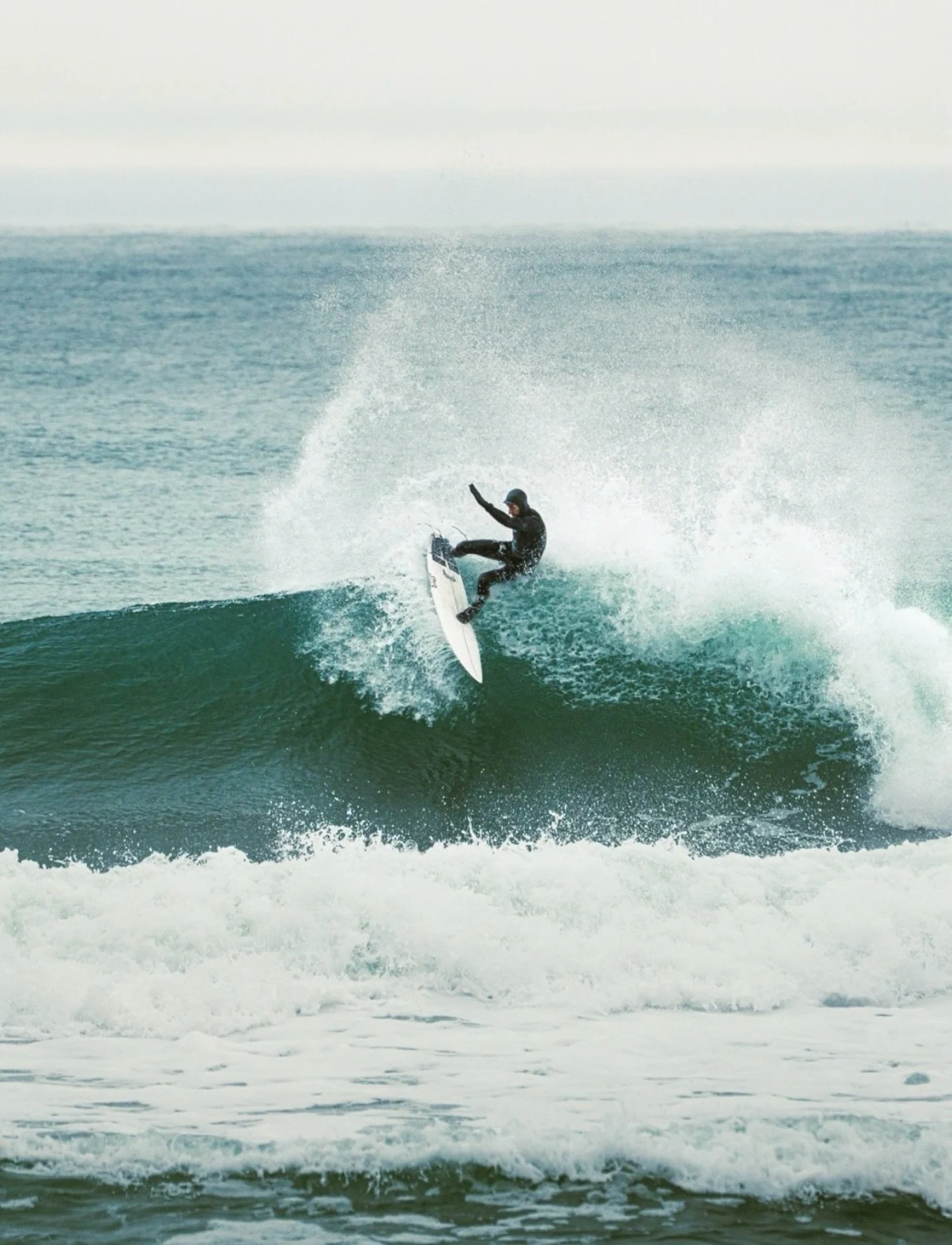 Co-owner Chris getting some water time this past weekend. Did you know - Chris used to surf competitively and travel the world doing so.  Even though he prefers a warm water surf, nothing will stop him from gearing up to get out there when the waves 