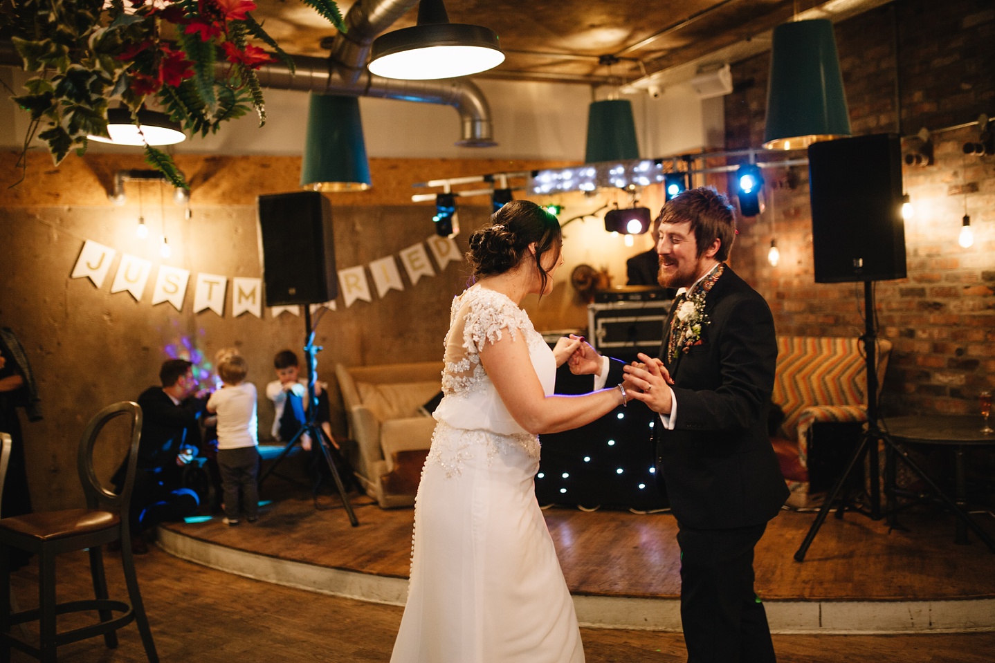 Bride and groom dancing their first dance at Couch Sheffield