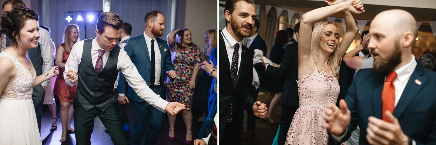 groom and grooms sister dancing