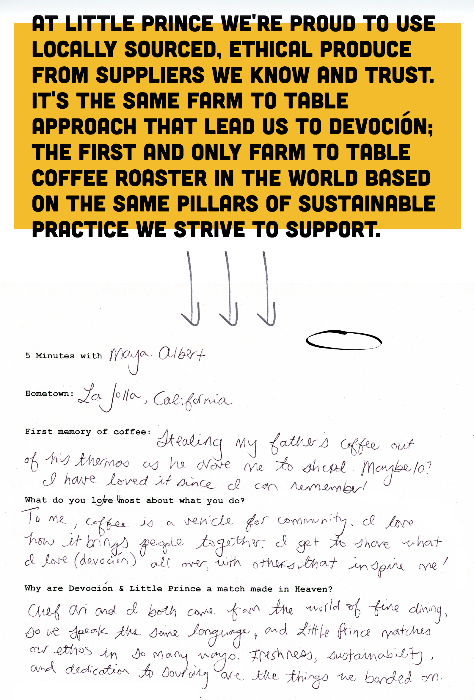 Devocion Coffee Layout