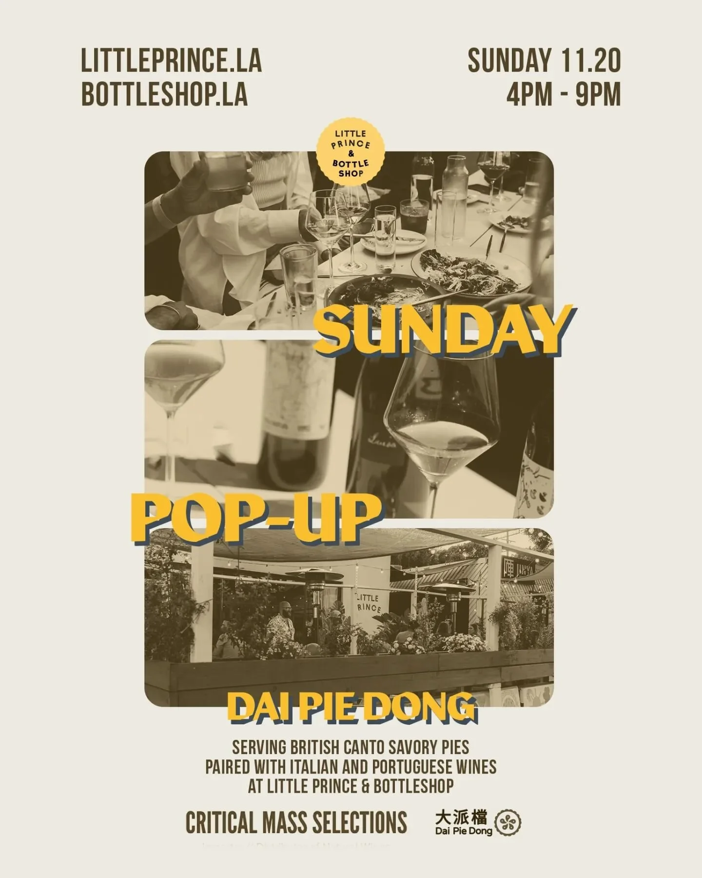 Sundays are made for day drinking, hearty feasts, and going to bed on the early side with bellies full of wine and delicious food, usually of the 'cheat day' variety. Starting this Sunday 11/20 we're kicking off our Sunday food &amp; wine programming