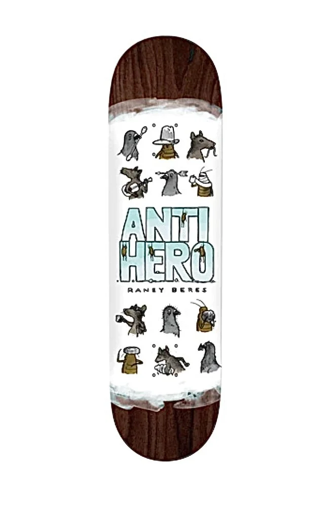 ANTI HERO - RANEY BERES 'USUAL SUSPECT' 8.38" DECK | BROWN STAIN