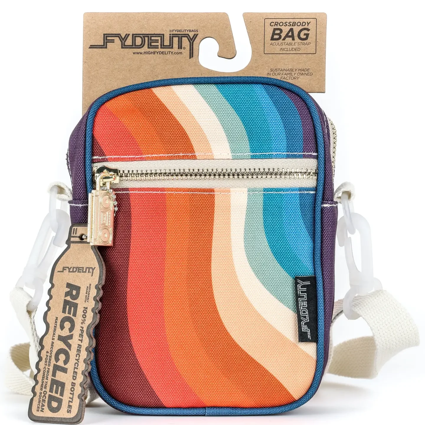 Mini Brick Bag | Recycled Rpet | Groovy