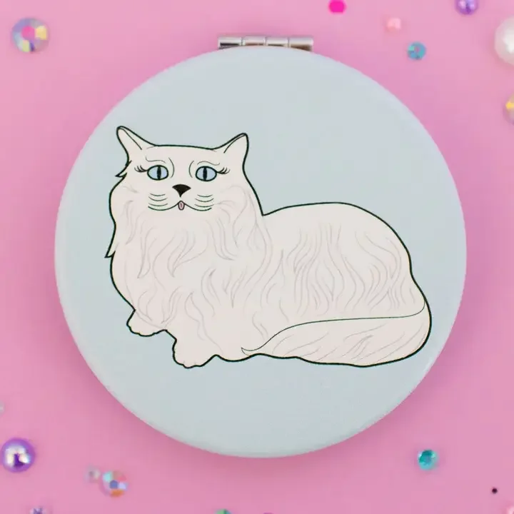 Coquette Kitty Compact Mirror