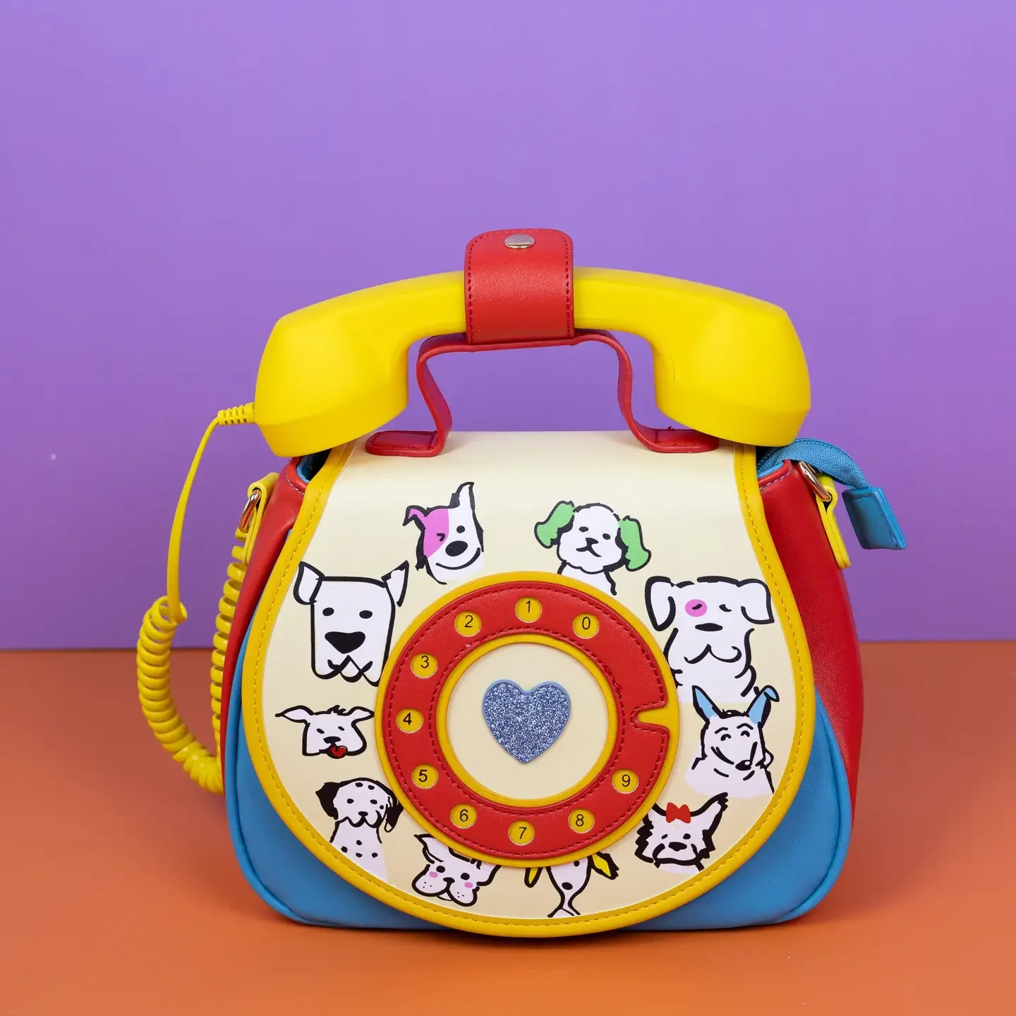 Ring Ring Phone Convertible Handbag - Dog