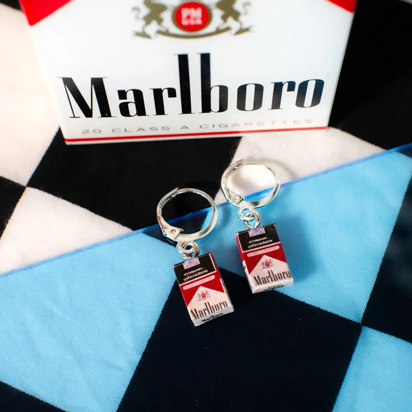 Cig Box Earrings