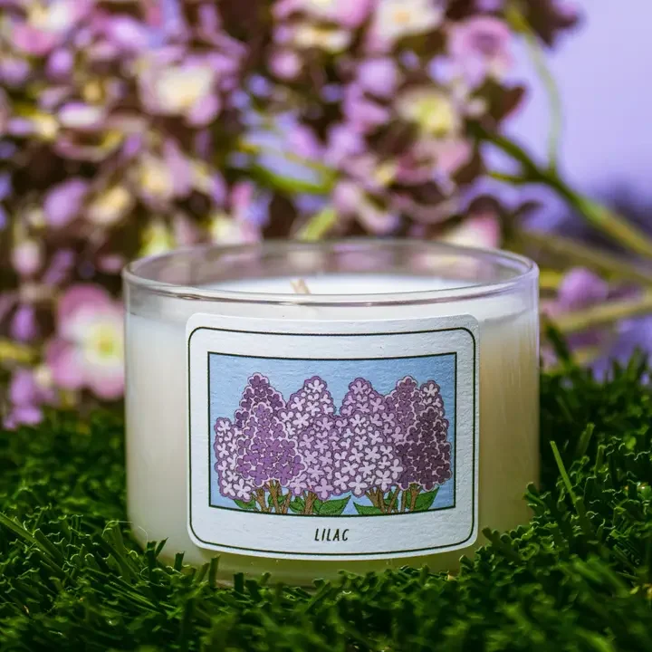 Lilac | Floral Mini Candle