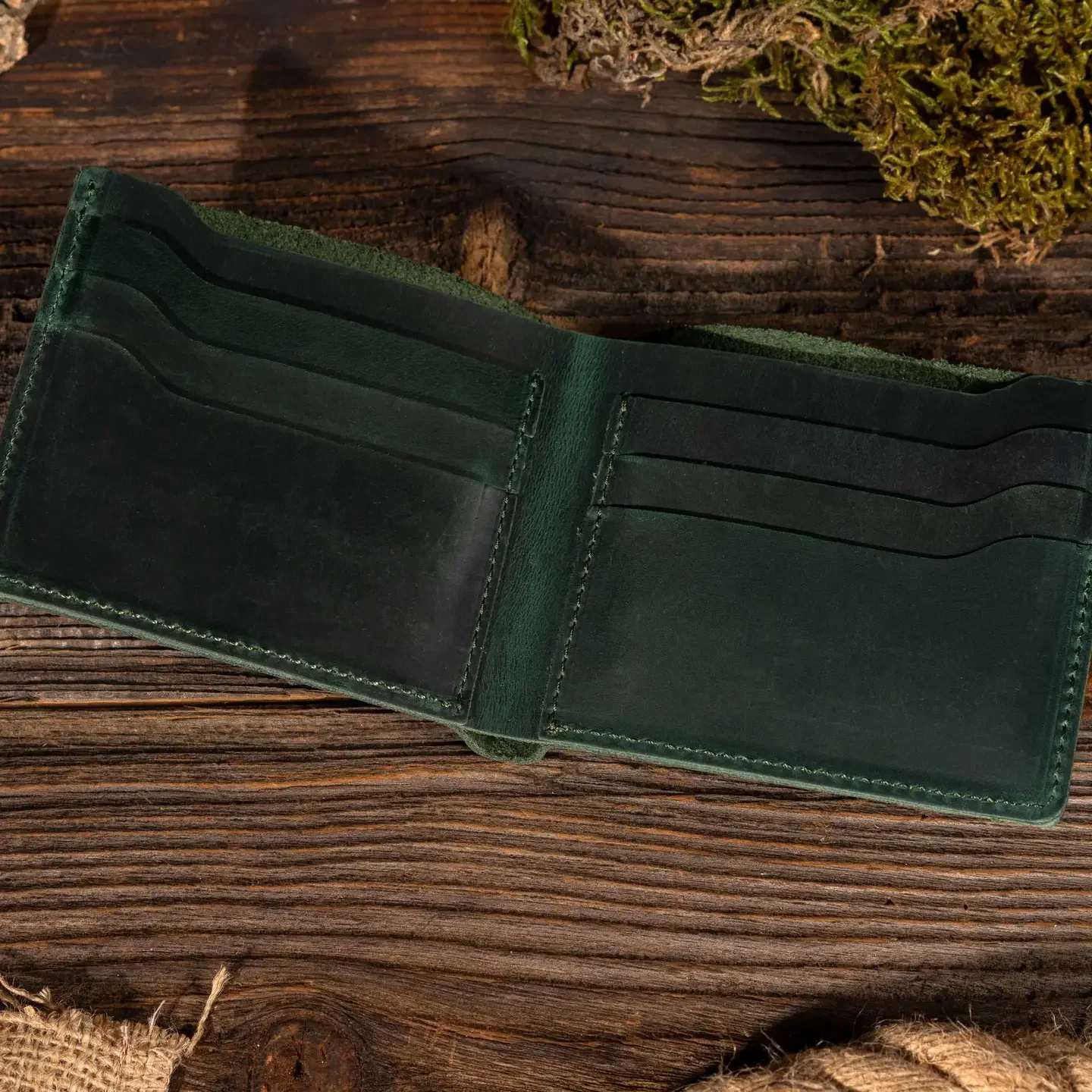 Leather Wallet, Bifold Wallet, Handmade Wallet