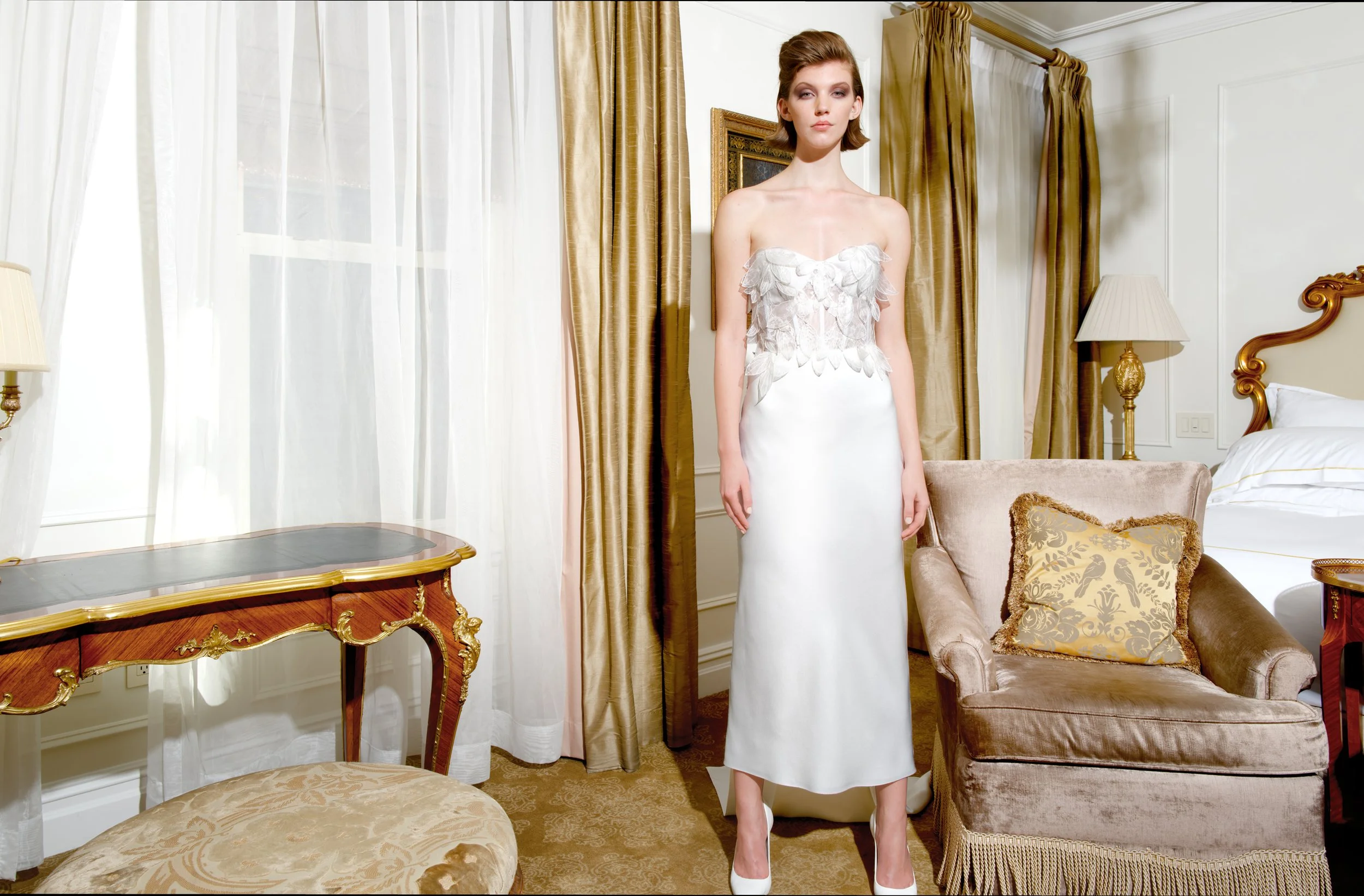 white christmas dresses Camille Dress