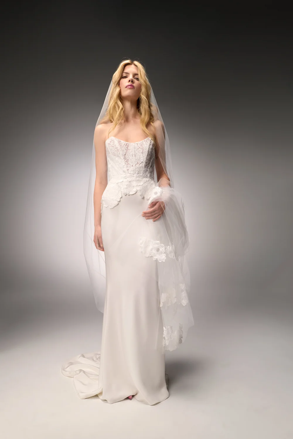 Fleur Sustainable Lace Corset Gown  Spring 2026 | Elizabeth Fillmore   ELIZABETH FILLMORE