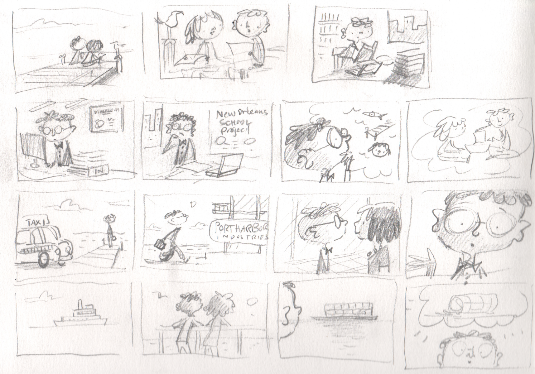 Original storyboard by Peter H. Reynolds