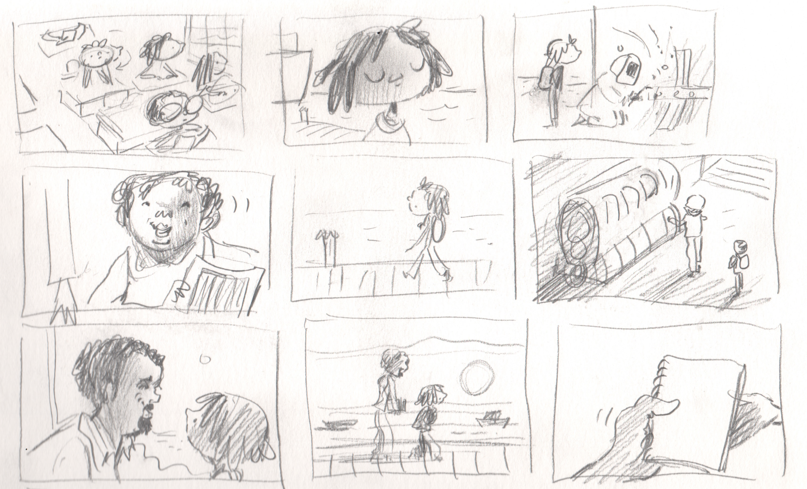 Original storyboard by Peter H. Reynolds