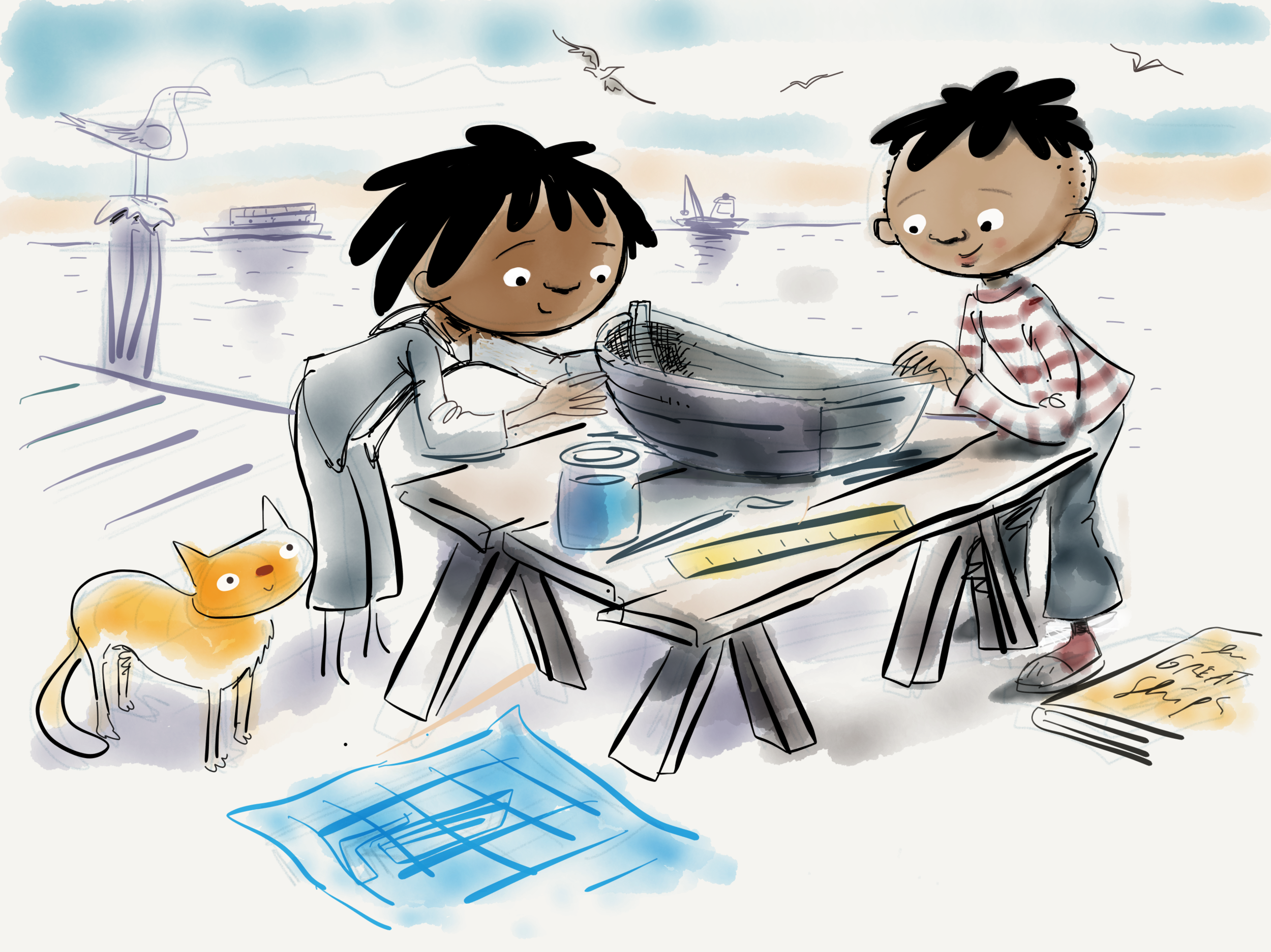 Concept sketch by Peter H. Reynolds