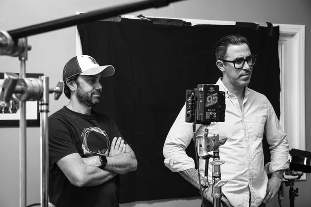 Sandy and Omar Hassan-Reep shooting PEGGED.