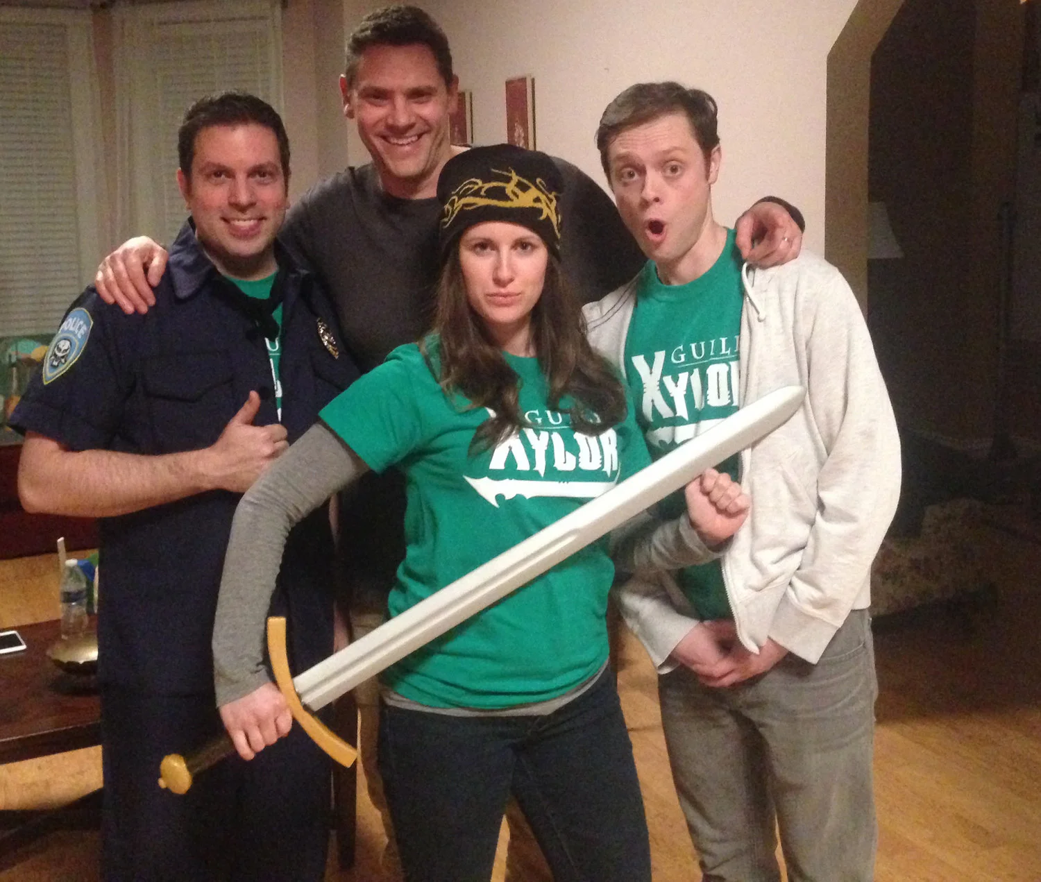 Brad with the GAMICONOCRON cast. 