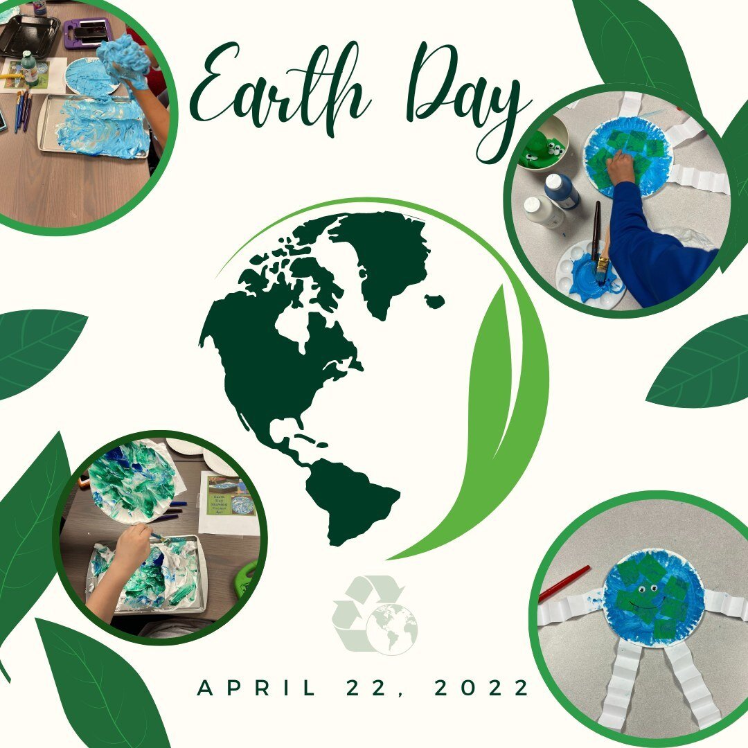 ♻️ Happy Earth Day! ♻️⁠
⁠
Today at C.A.B.S. we celebrated earth day!  We did a fun painting project and talked about ways we can help our environment.  We talked about recycling and practiced sorting different materials as well as planting seeds and 