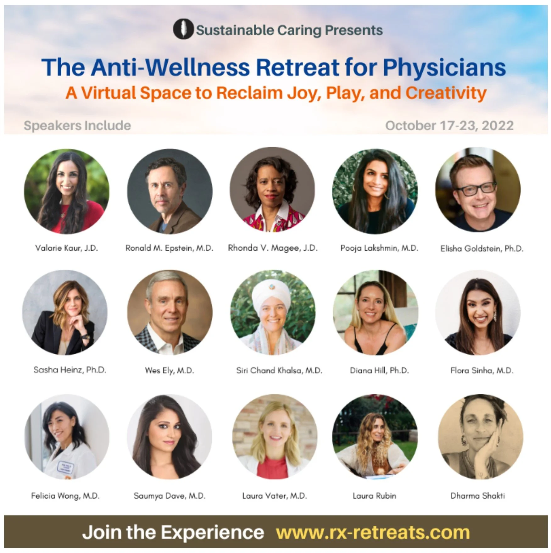 The Anti-Wellness Retreat for Physicians by Sustainable Caring