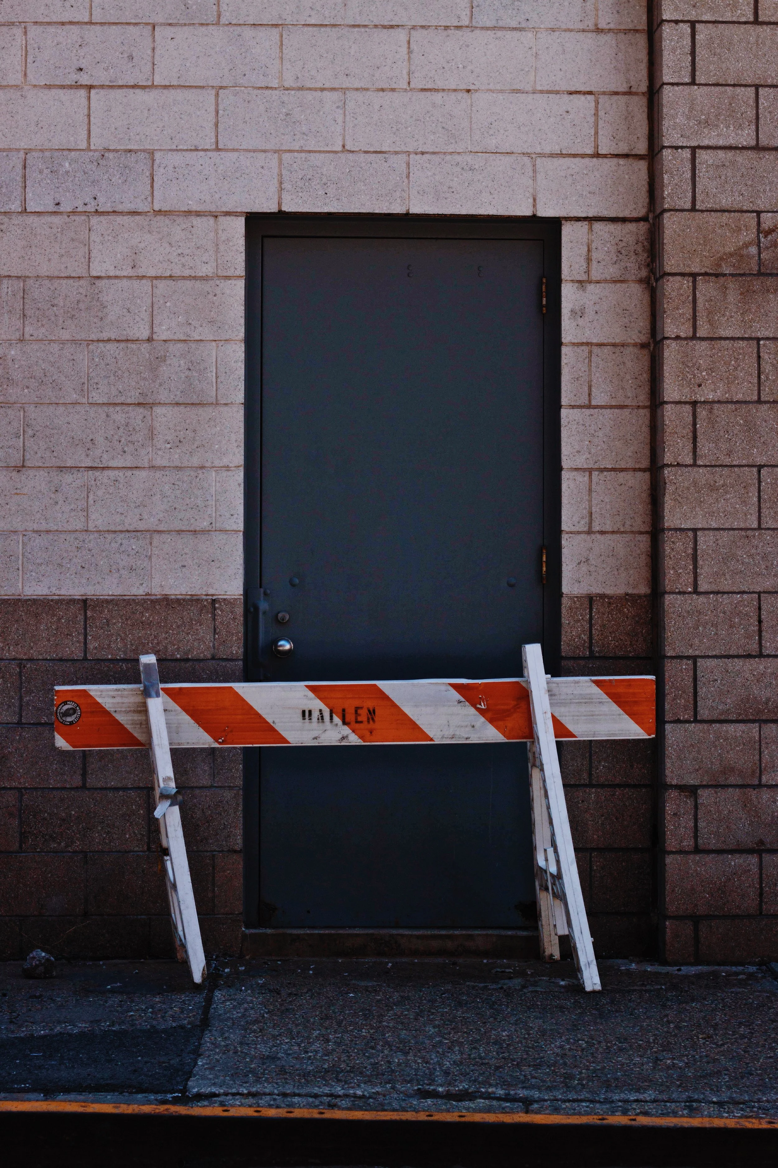 This image is probably too dramatic to indicate that the space is closed to the public during my vacations.